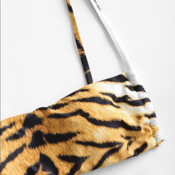 ZAFUL Tiger Thong Bikini Bottoms Large - Picture 2 of 5